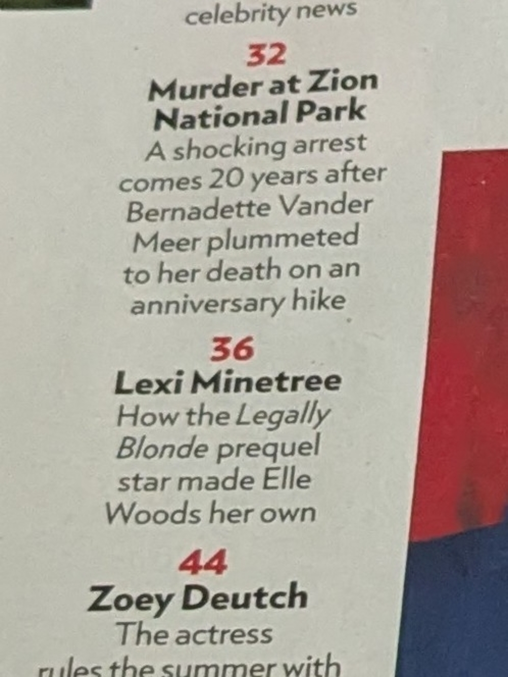 People Magazine Featuring July 13 2026 Covery - Picture 9 of 12